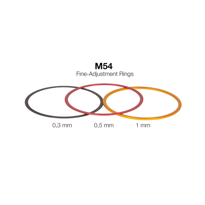 Baader M54 Fine-Adjustment rings (0,3 / 0,5 / 1 mm) - Astronomy Plus