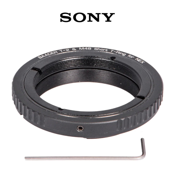 Baader Wide-T-Ring Sony E/NEX Bayonet with D52i/M48 to T-2 and S52 (TRING-S) - Astronomy Plus