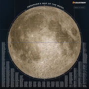 Celestron Deluxe Folding Moon Map (93704) - Astronomy Plus