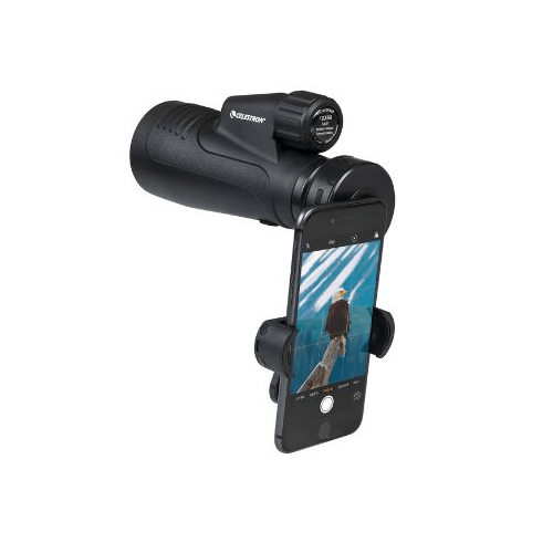 Celestron Outland X 10X50 mm Monocular with Smartphone Adapter (72370) - Astronomy Plus