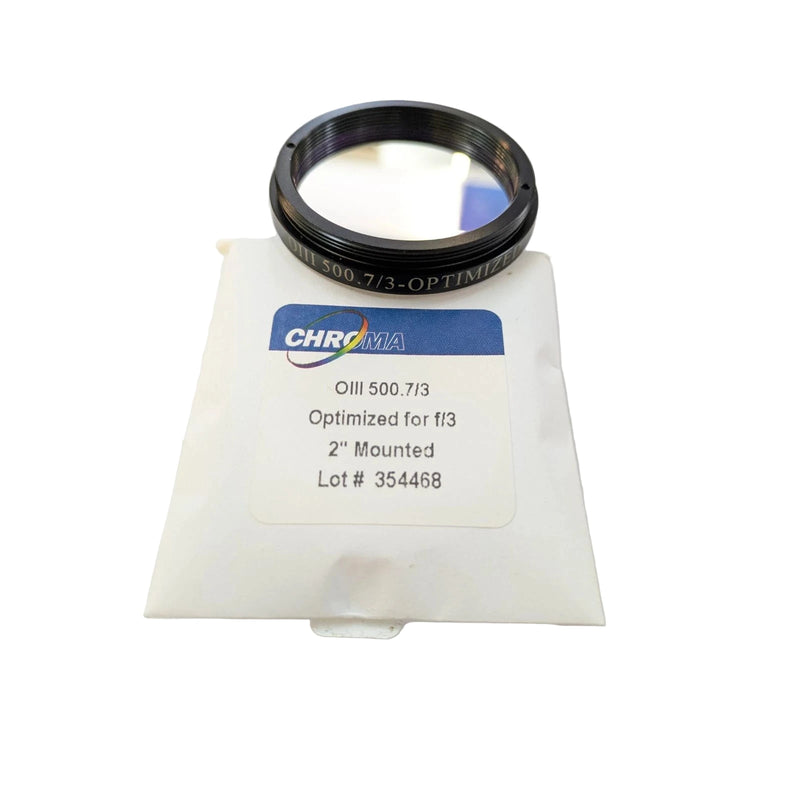 Chroma 3nm OIII Filter Optimized for f/2.8-f/3.6 OLDER MODEL - USED (27066-U)