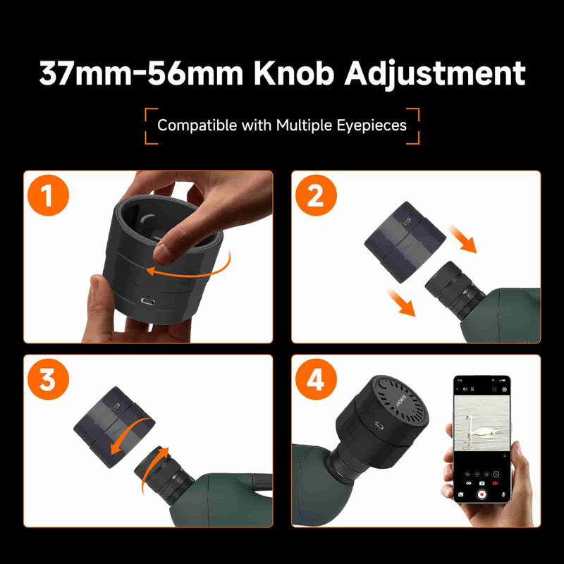 SVBONY SC002 Caméra Oculaire WiFi pour Digiscopie (SC002)
