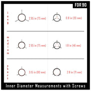 Farpoint D Series 90mm Dovetail Rings (FDR90) - Astronomy Plus