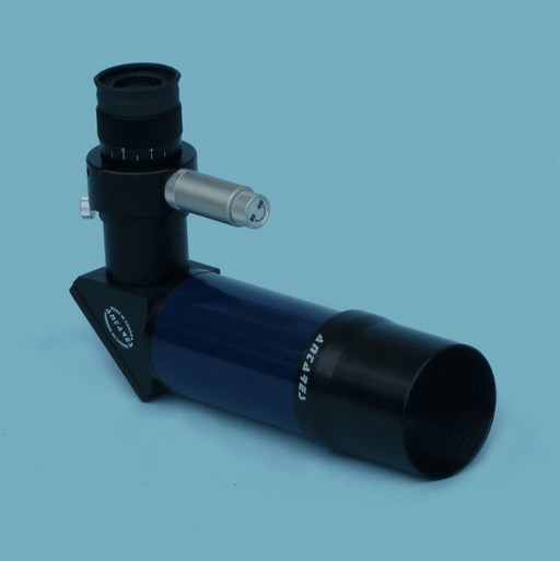 Finderscope 50mm Reverted image illuminated (IFR50) - blue - Astronomy Plus