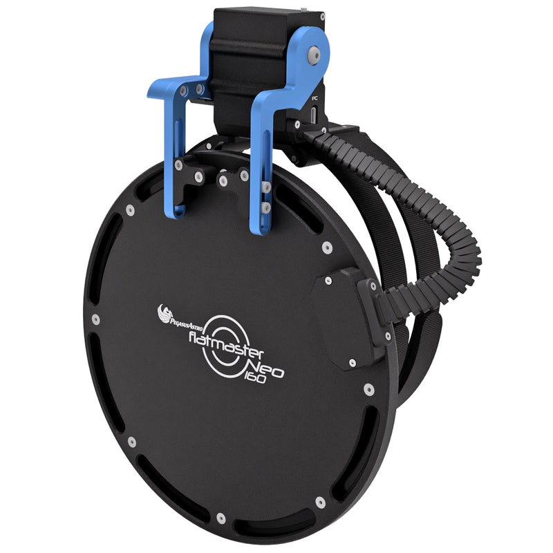 Pegasus Retractable FlatMaster NEO 160mm – Motorized Flat Field Panel (FLTMSTR160-NEO)