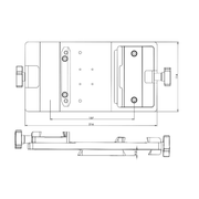 iOptron Universal Side-by-Side Saddles System (8460) - Astronomy Plus