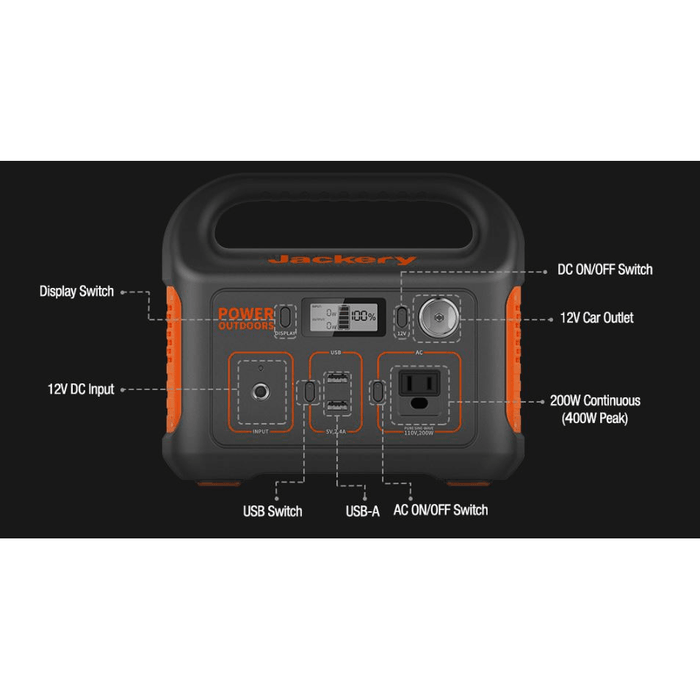 Jackery Explorer 290 Portable Power Station (EXP290) - Astronomy Plus