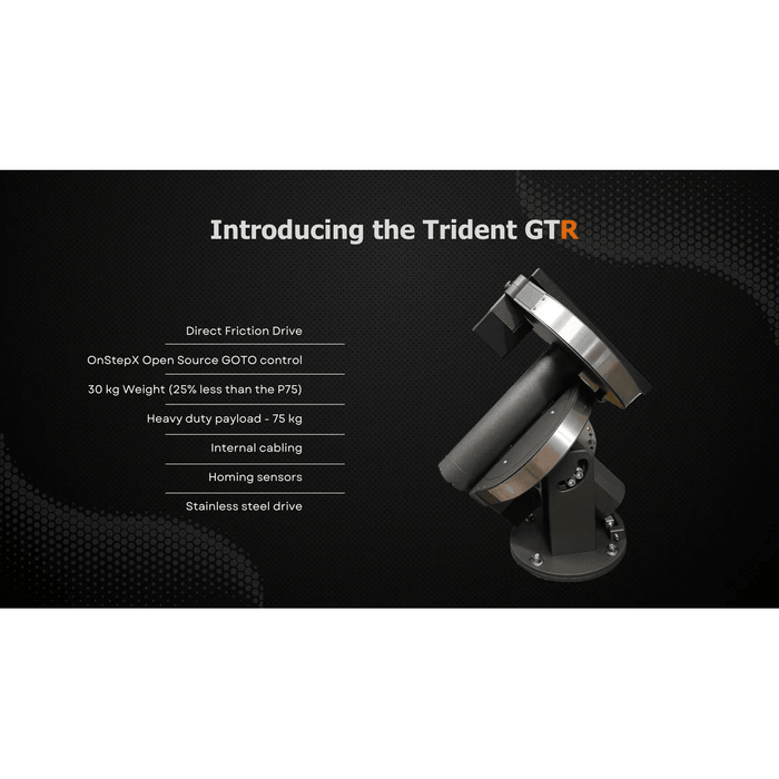 JTW Trident GTR - Direct Friction Drive Telescope Mount (GTR) - Astronomy Plus