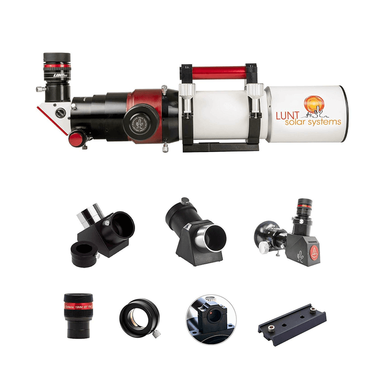 Lunt 80mm Universal Telescope Starter Package (LS80MT-Starter) - Astronomy Plus