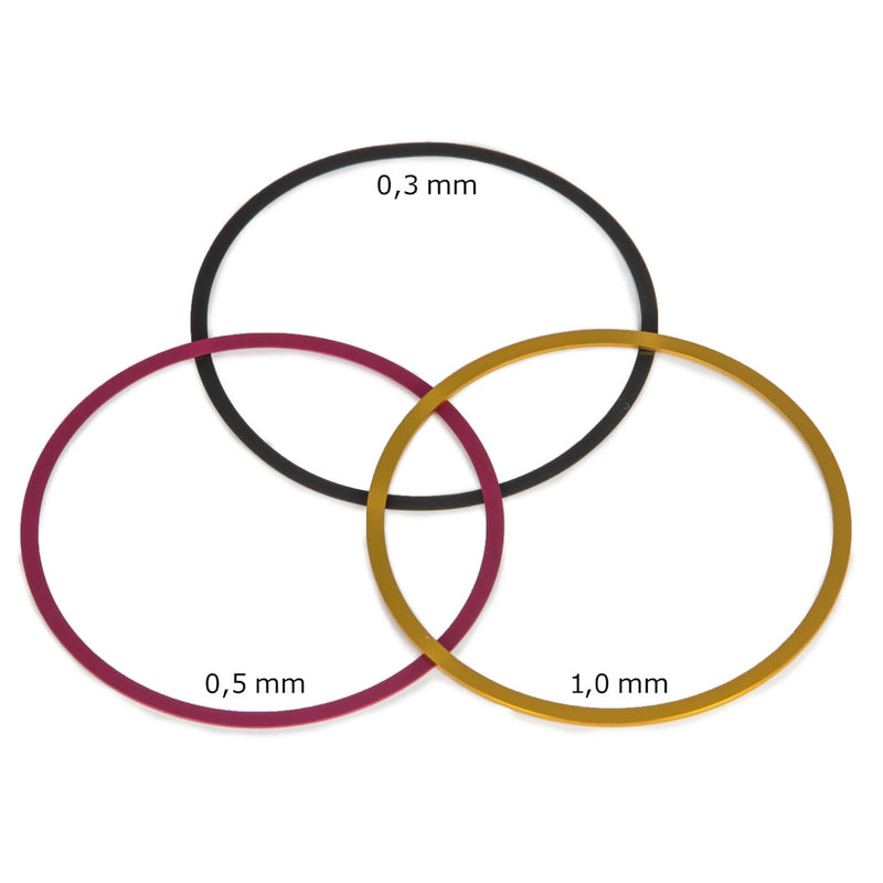 Baader Bagues de Réglage Fin M68 (0,3 / 0,5 / 1 mm)