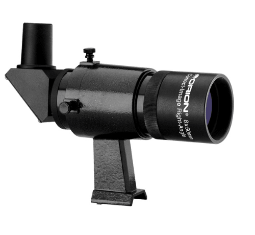 Orion 8x50 Right-Angle Crosshair Finder Scope (07414) - Astronomy Plus