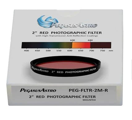 Pegasus Astro LRGB Photographic Filter Set - 2" Mounted (PEG-FLTR-2M-LRGB) - Astronomy Plus