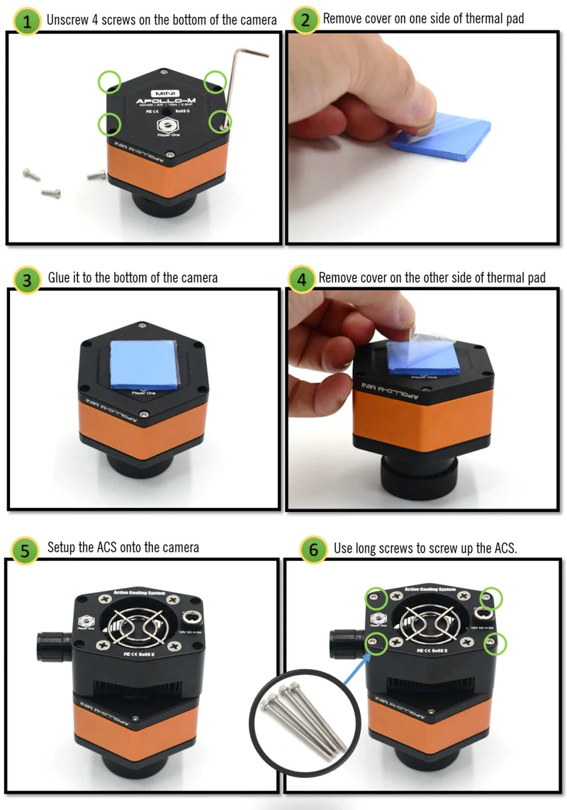 Player One Active Cooling System (ACS) - Astronomy Plus