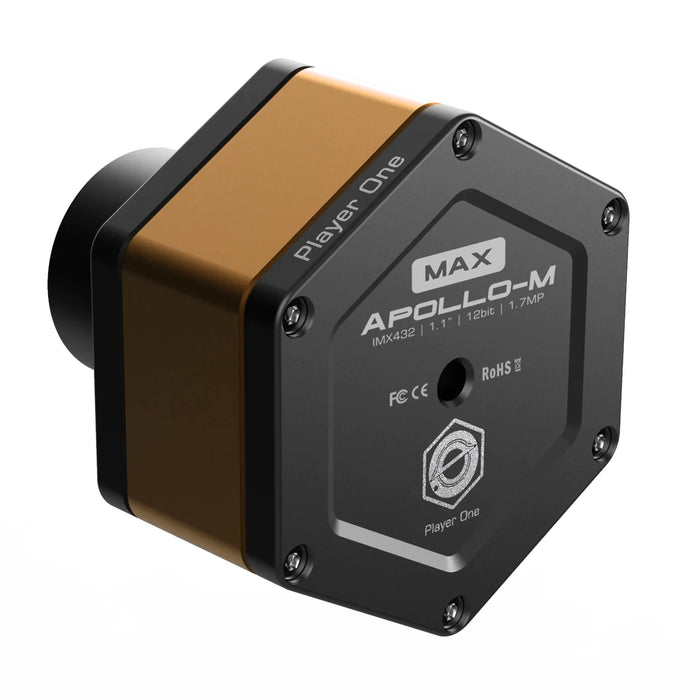 Player One Apollo-M MAX USB3.0 Mono Camera IMX432 (Apollo-M MAX) - Astronomy Plus