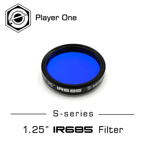 Player One IR685nm 1.25″ IR-Pass Filter S-series (IR685) - Astronomy Plus