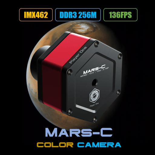 Player One Mars-C USB3.0 Color Camera IMX462 (Mars-C) - Astronomy Plus