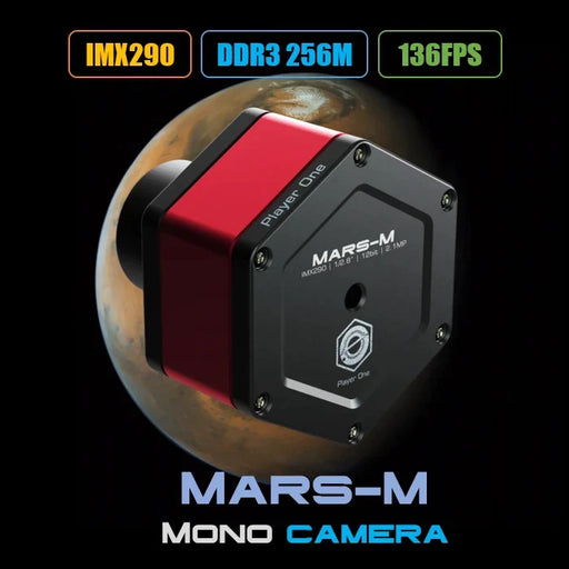 Player One Mars-M USB3.0 Mono Camera IMX290 (MARS-M) - Astronomy Plus