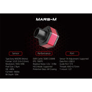 Player One Mars-M USB3.0 Mono Camera IMX290 (MARS-M) - Astronomy Plus