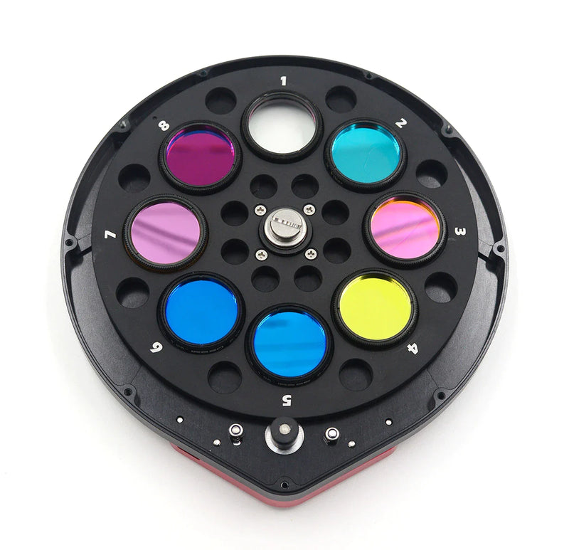 Player One Phoenix Wheel 8x1.25" Electronic Filter Wheel (PW8-1.25) - Astronomy Plus