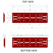 PrimaluceLab D-Series 350mm PLUS Dovetail Plate (PLLLOS350P) - Astronomy Plus