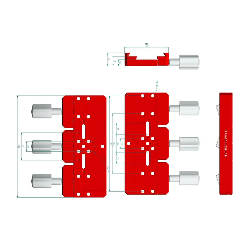PrimaluceLab DV Series Maxi Dovetail Clamp PLUS (PLLMORVLPM) - Astronomy Plus