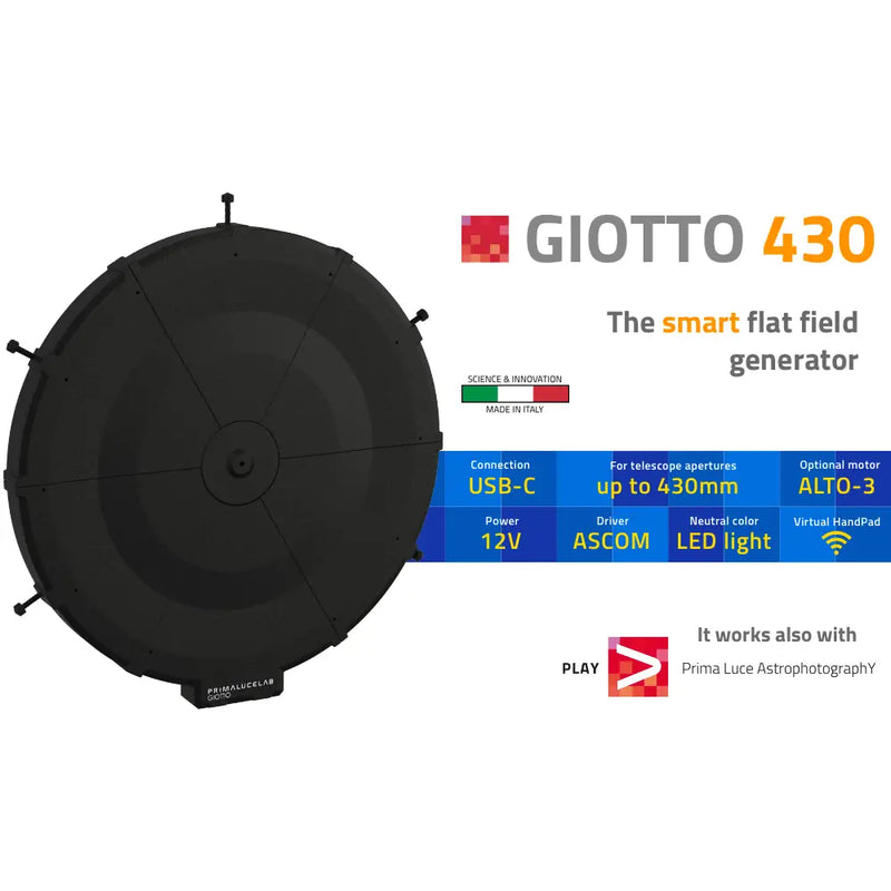 PrimaLuceLab GIOTTO Smart Flat Field Generator - Astronomy Plus