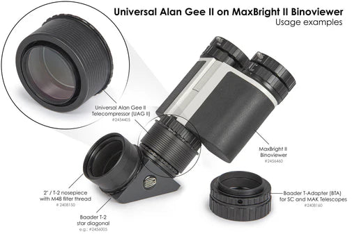 Baader MaxBright® II Binoviewer with Case (BINO)