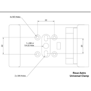 Rouz Astro ZWO ASIair Pro/Plus/Mini Mounting Clamp (ZMC) - Astronomy Plus
