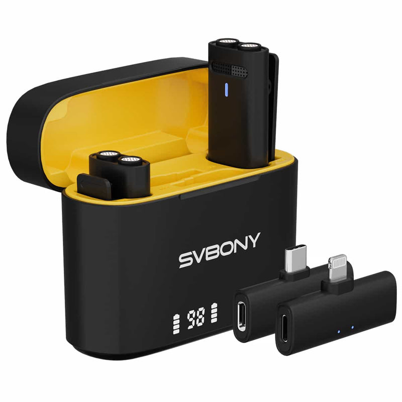 SVBONY SVMic D1 Wireless Lavalier Mini Microphone (F9680A)