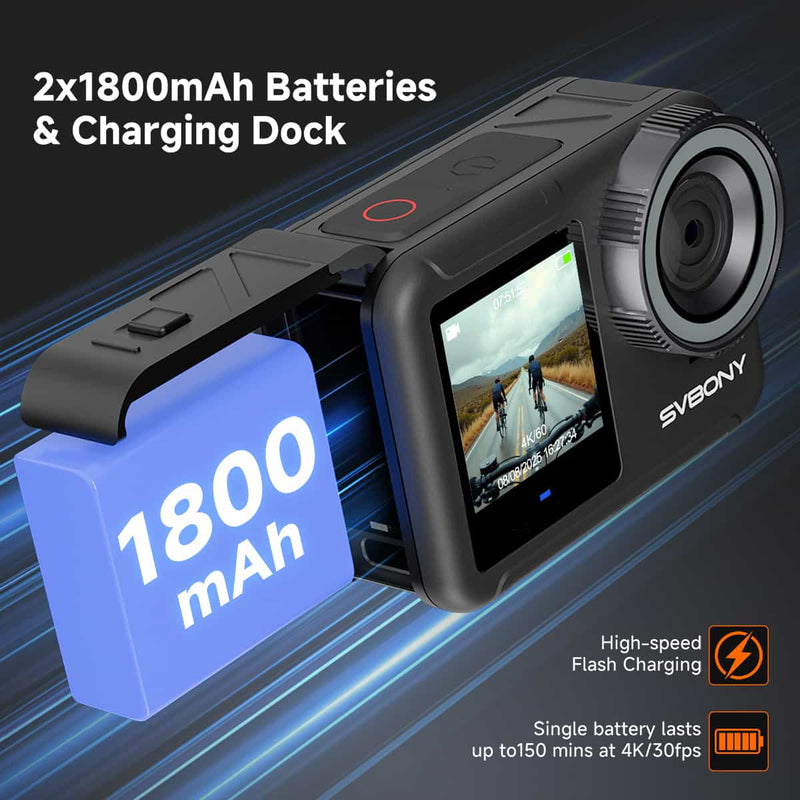 SVBONY SVGO3 4K Waterproof Action Camera (W9324A)