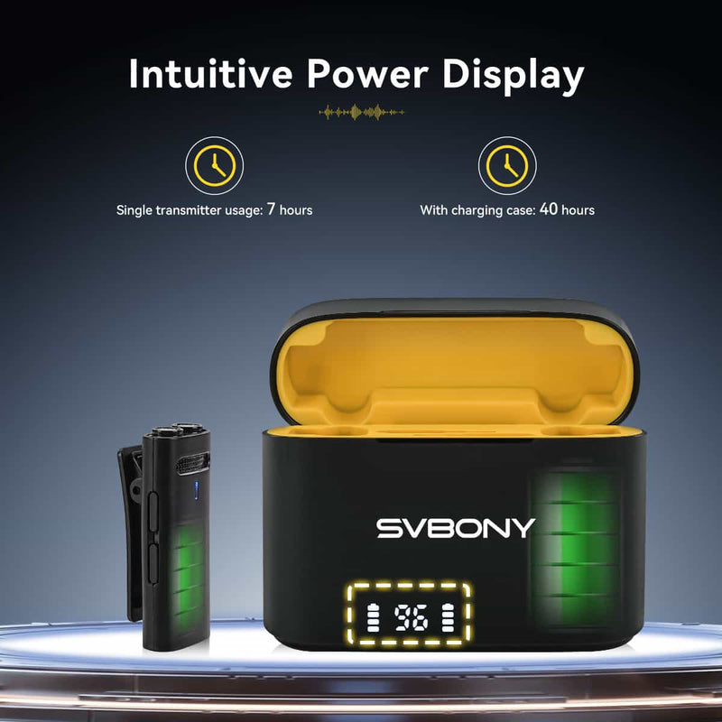 SVBONY SVMic D1 Wireless Lavalier Mini Microphone (F9680A)