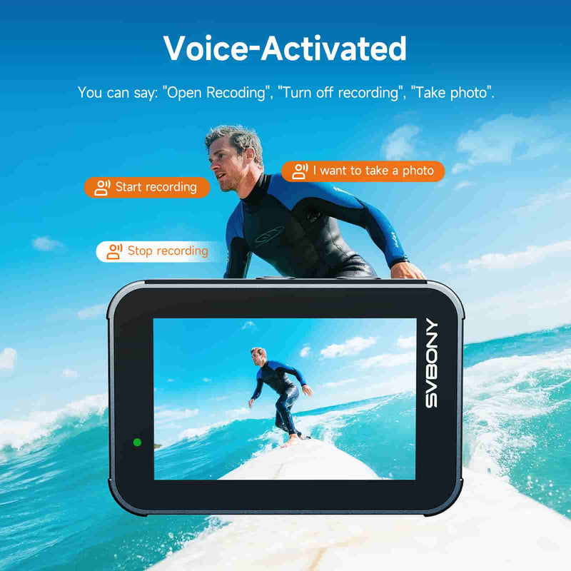 SVBONY ACT20 Upgraded Action Camera Ultra HD Waterproof 1080p
