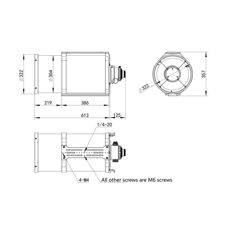 Sharpstar SCA260 Aspherical Cassegrain Astrograph - Version 2 (SCA260) - Astronomy Plus