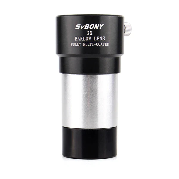 SVBONY 1.25" 2X Achromatic Metal Barlow Lens (F9146A) - Astronomy Plus