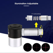 SVBONY 1.25" Illuminated Crosshaired Plossl Eyepiece (F9132A) - Astronomy Plus