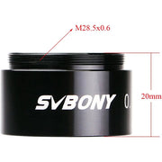 SVBONY 1.25 inch 0.5x Focal Reducer (F9154A) - Astronomy Plus