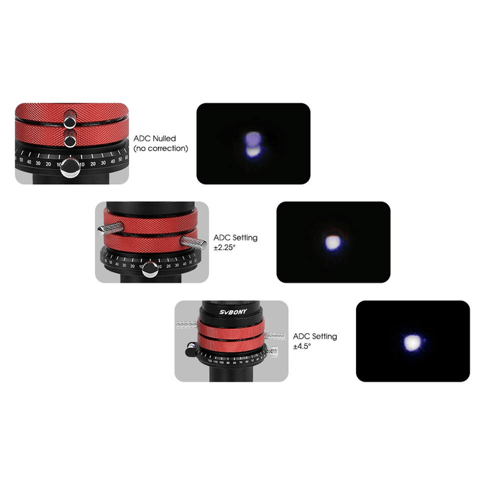 SVBONY ADC 1.25" Atmospheric Dispersion Corrector (W9157B) - Astronomy Plus