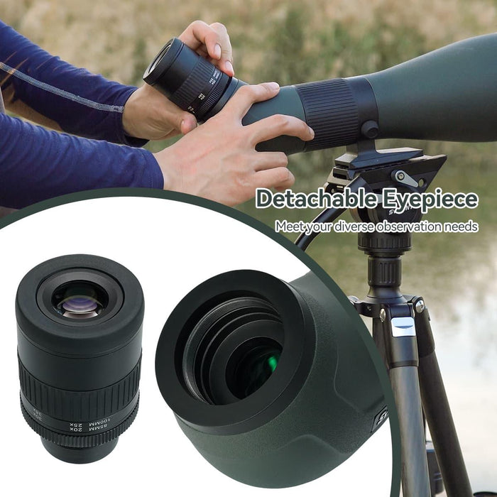 SVBONY APO Spotting Scope 25-75X100 Double ED (F9375B) - Astronomy Plus