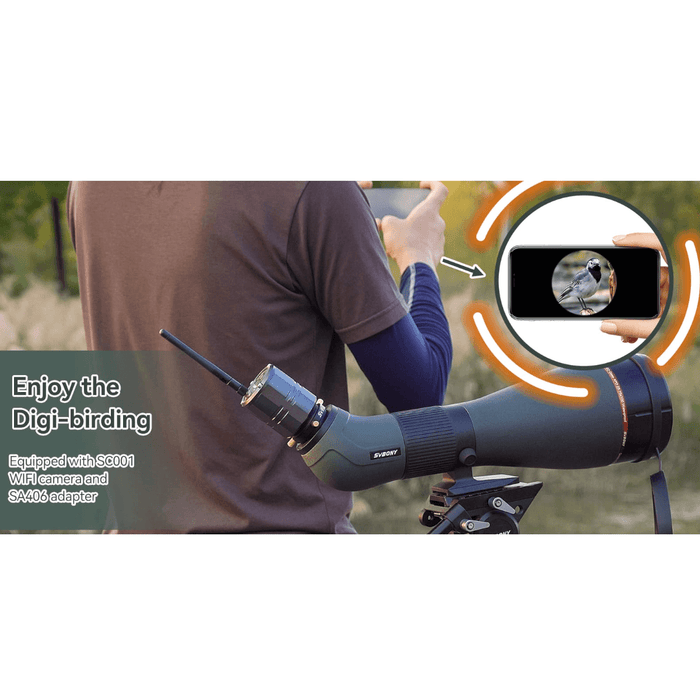 SVBONY APO Spotting Scope 25-75X100 Double ED (F9375B) - Astronomy Plus