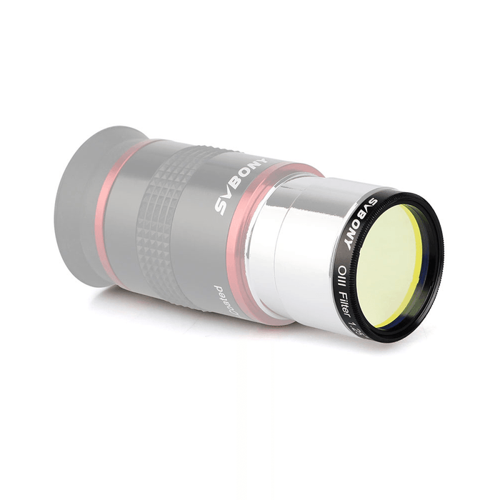 SVBONY SV115 1.25 inch OIII Filter Narrowband 18nm, Cuts Light Pollution (F9186A) - Astronomy Plus