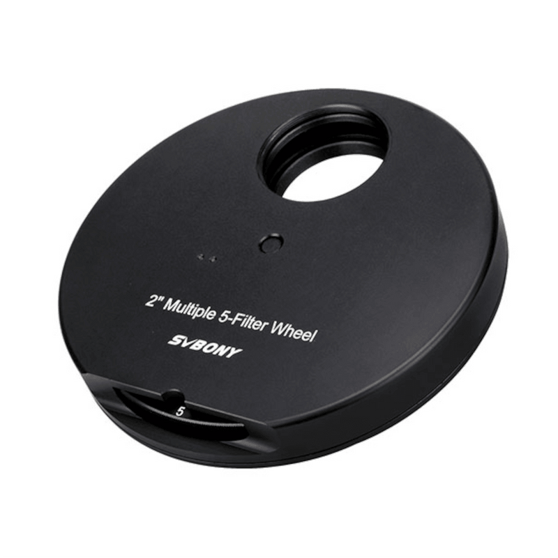 SVBONY SV133 2" Multiple 5-Position Filter Wheel for Telescope (W9103B) - Astronomy Plus