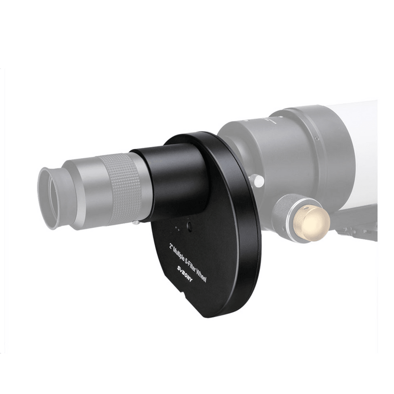 SVBONY SV133 2" Multiple 5-Position Filter Wheel for Telescope (W9103B) - Astronomy Plus
