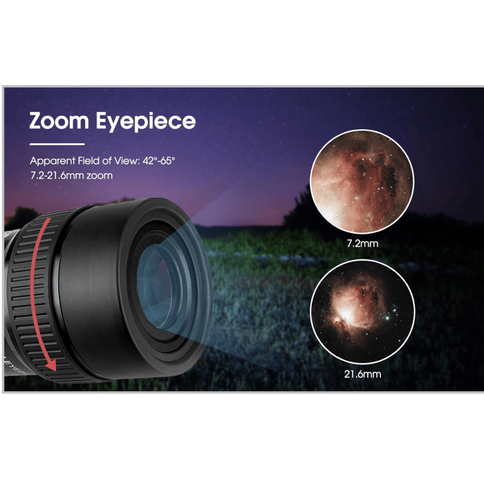 SVBONY SV191 7.2-21.6mm Zoom Telescope Eyepiece (W9150A) - Astronomy Plus