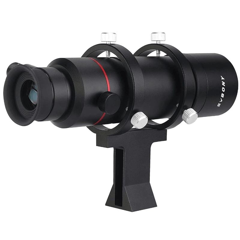 SVBONY SV208 8x50 Straight-Through Correct Image Finder Scope with Illuminated (W9160A) - Astronomy Plus