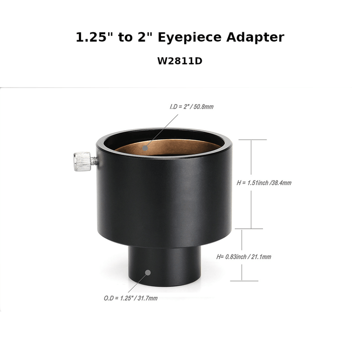 SVBONY Telescope Metal Eyepiece Adapter - Astronomy Plus