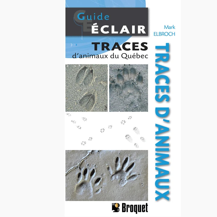 Guide Éclair - Traces d'animaux du Québec