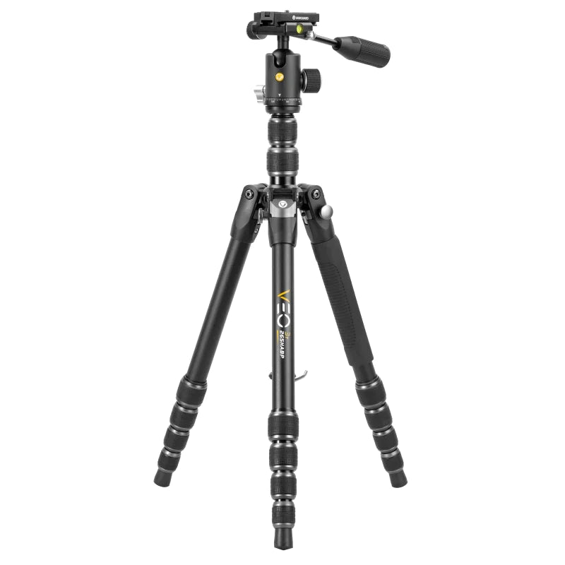 Vanguard VEO 3T 265HABP Aluminum Travel Tripod w/ Extended Height (VEO3T-265HABP) - Astronomy Plus