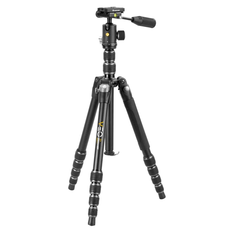 Vanguard VEO 3T 265HABP Aluminum Travel Tripod w/ Extended Height (VEO3T-265HABP) - Astronomy Plus