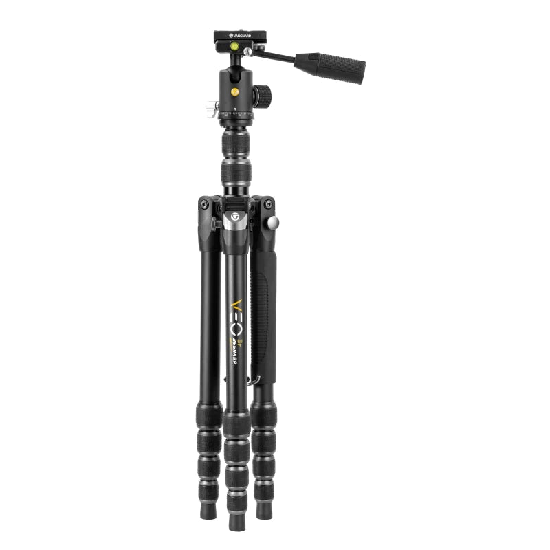 Vanguard VEO 3T 265HABP Aluminum Travel Tripod w/ Extended Height (VEO3T-265HABP) - Astronomy Plus
