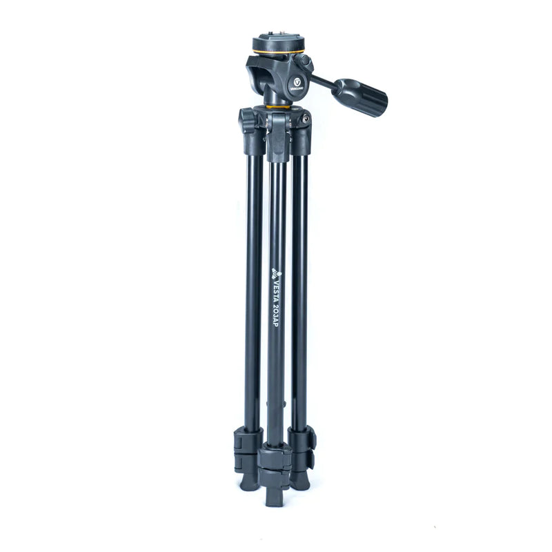 Vanguard Vesta 203AP Aluminum Pan Head Tripod (VESTA-203AP) - Astronomy Plus